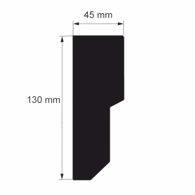 100 Meter Fassadenprofile L-8